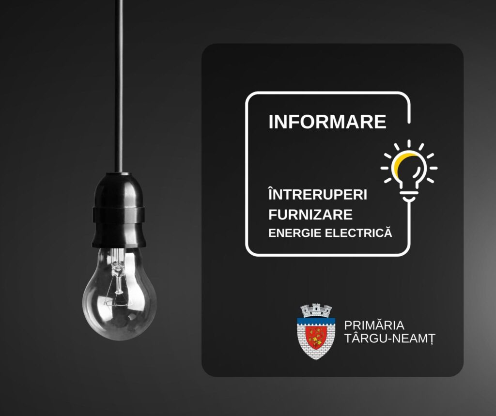 Întreruperi energie electrică Târgu Neamț