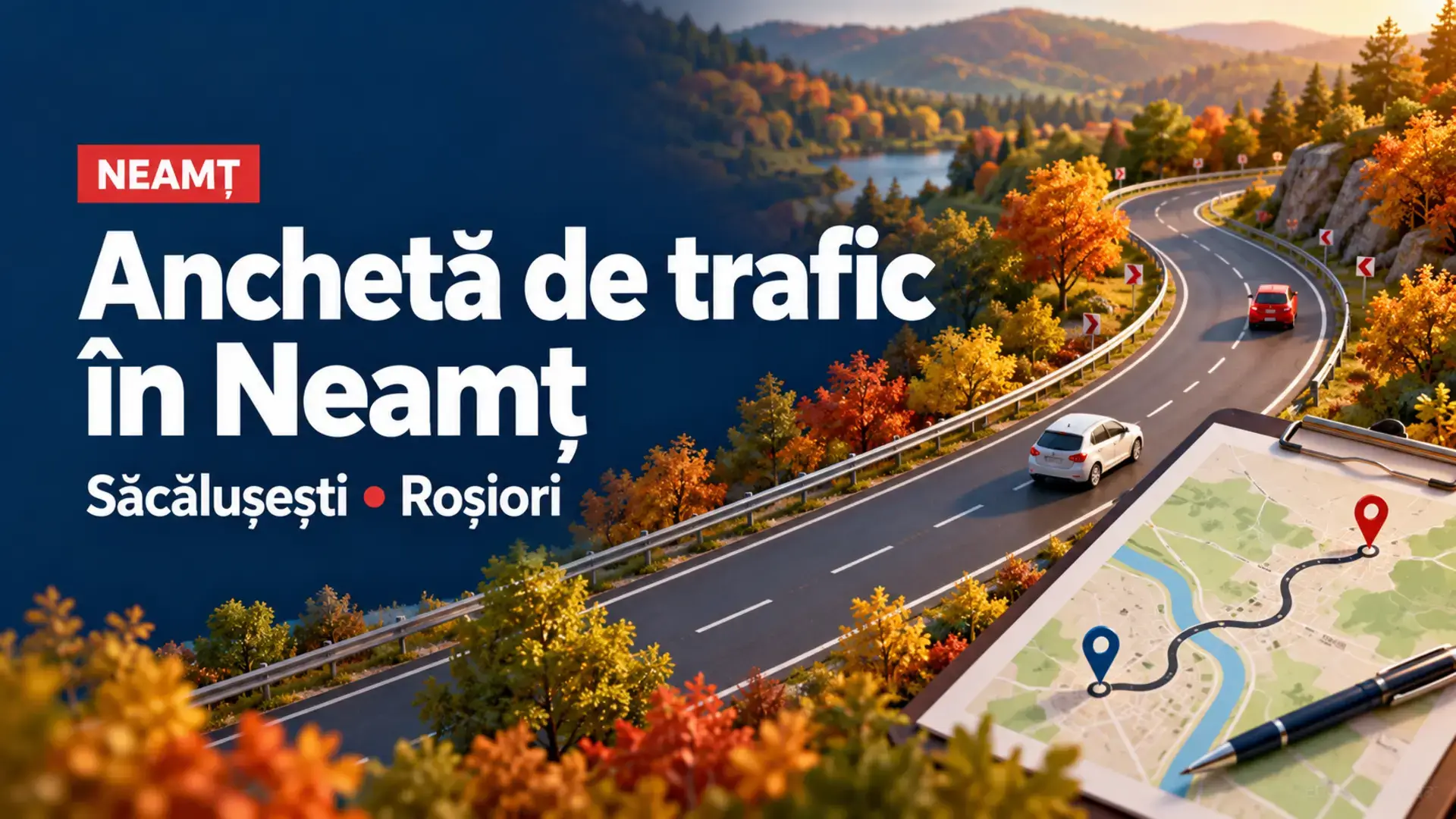 Copertă ilustrativă despre ancheta de trafic din Neamț, la Săcălușești și Roșiori, în 28 octombrie 2026.