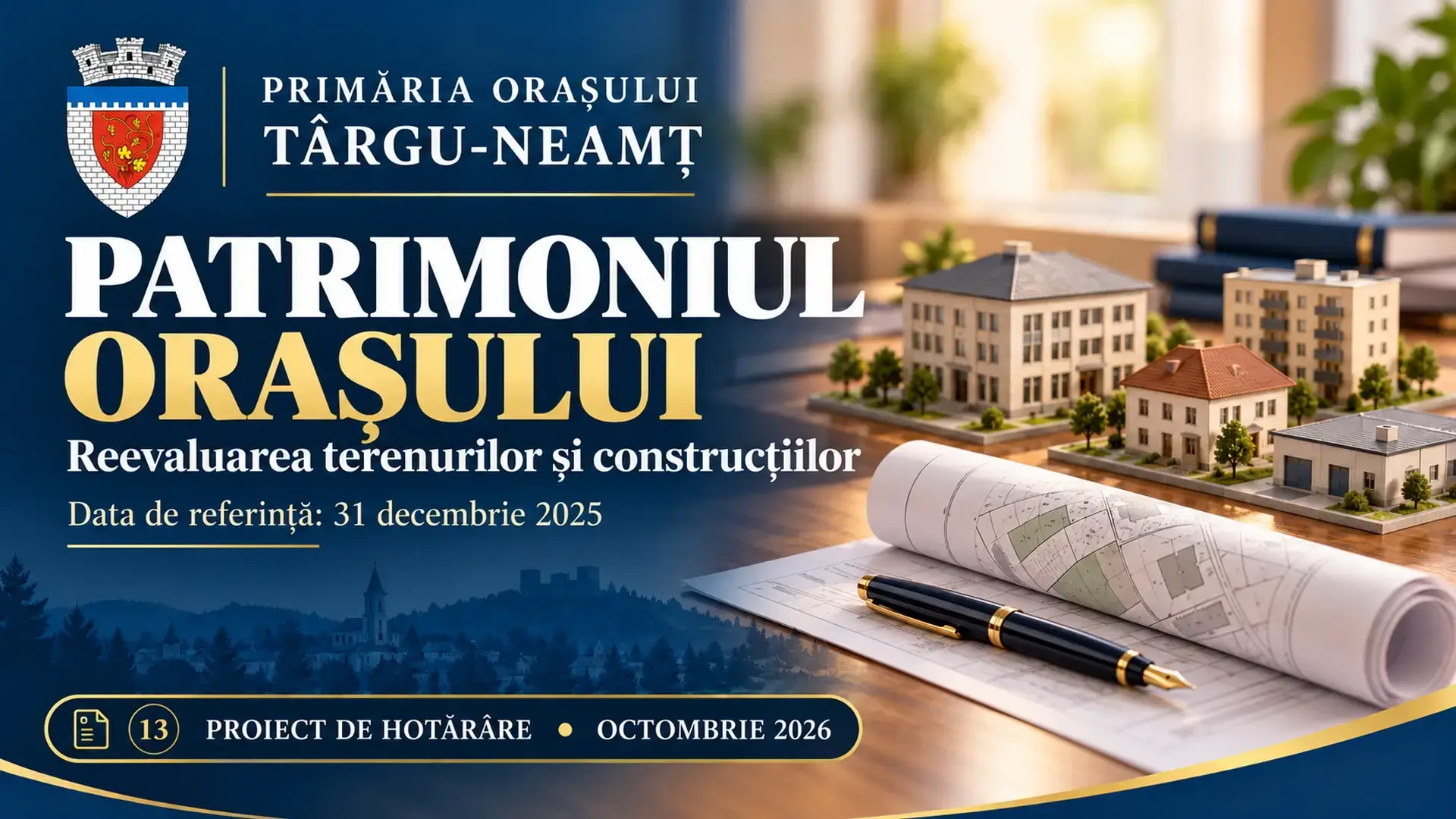Ilustrație pentru proiectul de hotărâre: Patrimoniul orașului Târgu-Neamț, propus pentru actualizarea valorilor din inventar